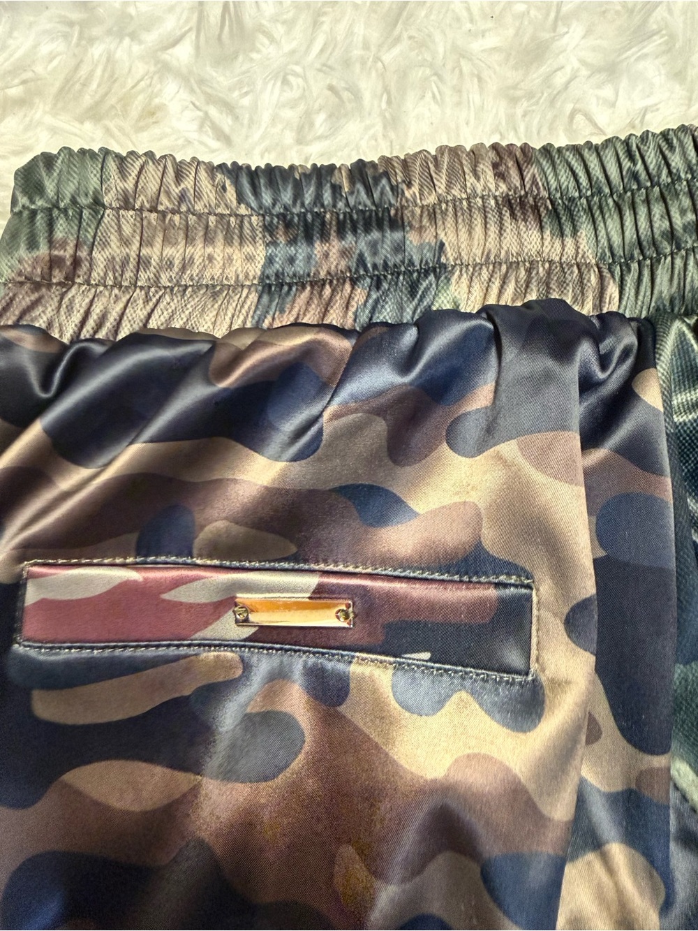 Maniere de Voir Camouflage Print Skinny Leg Pants - Picture 15 of 16